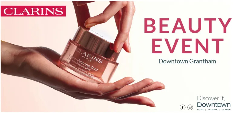 Clarins Beauty Event at Downtown Grantham